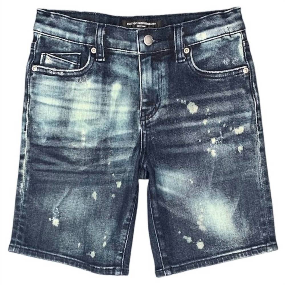 NEW CULT OF INDIVIDUALITY kid's denim short in blue